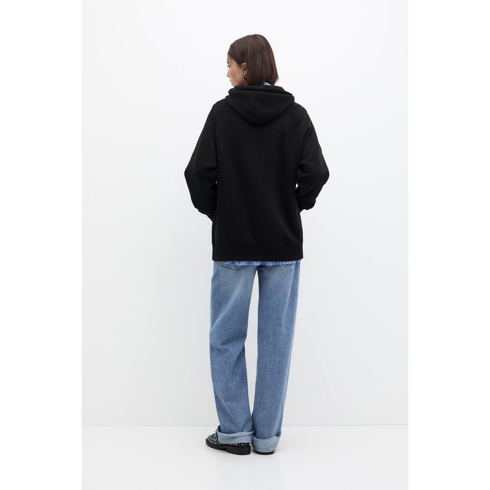 PULL&BEAR Basic Womens Oversized Hooded Sweatshir… - image 4